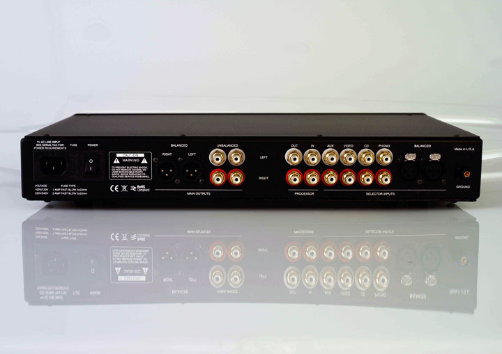 Sanders Sound Systems Preamplifier Back